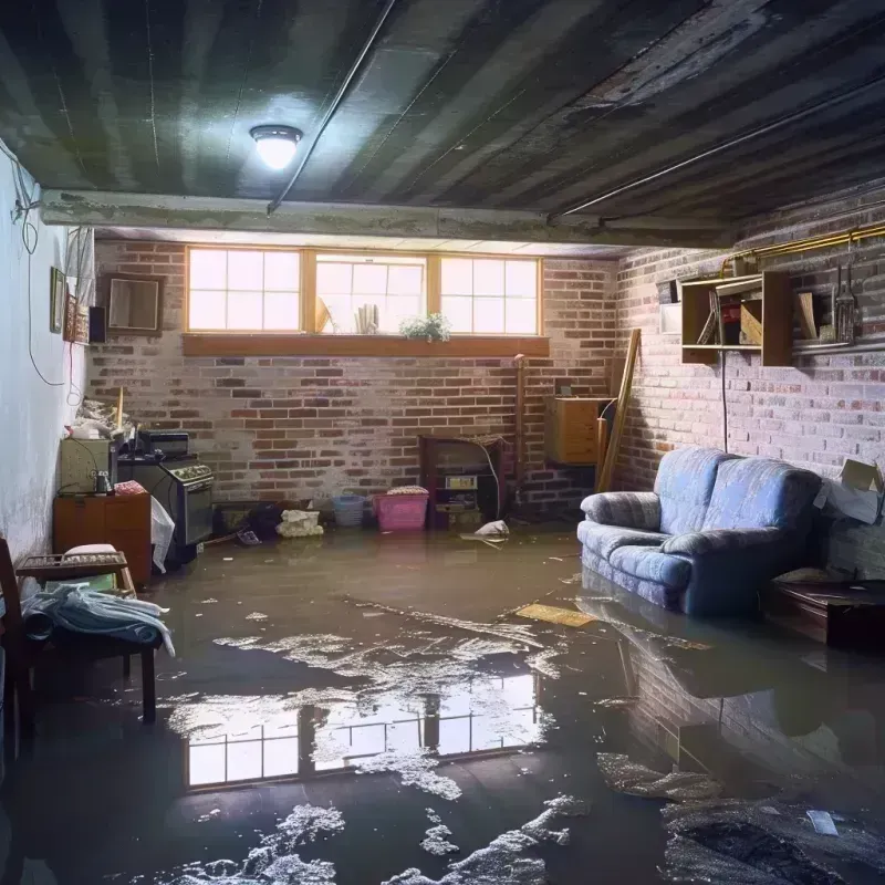 Flooded Basement Cleanup in North Boston, NY